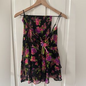 Vintage Betsy Johnson Intimates Sheer Sleep Set